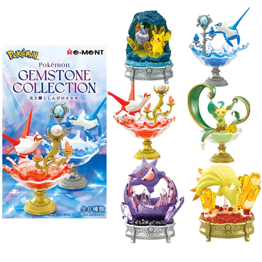 Pokémon Re-Ment – Gemstone Collection | 6 figurines Diorama à collectionner