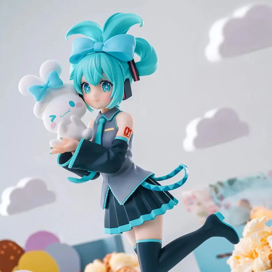Hatsune Miku × Cinnamoroll – Figurine Kawaii