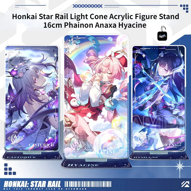 Honkai: Star Rail – Présentoirs Acryliques Light Cone | 16 cm – Plusieurs personnages