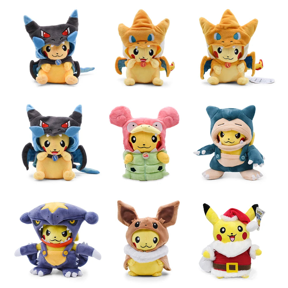 Pokémon – Peluche Pikachu déguisé – 13 variantes à collectionner