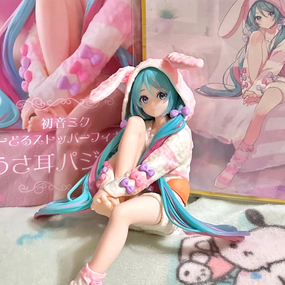 Figurine Hatsune Miku – Noodle Stopper, pyjama à oreilles de lapin
