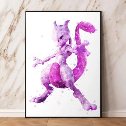 Affiche sur toile Pokémon – Évoli, Évolutions & autres Pokémon