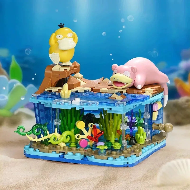 Pokémon Psykokwak & Ramoloss – Aquarium Keeppley K20246 | 268 pièces