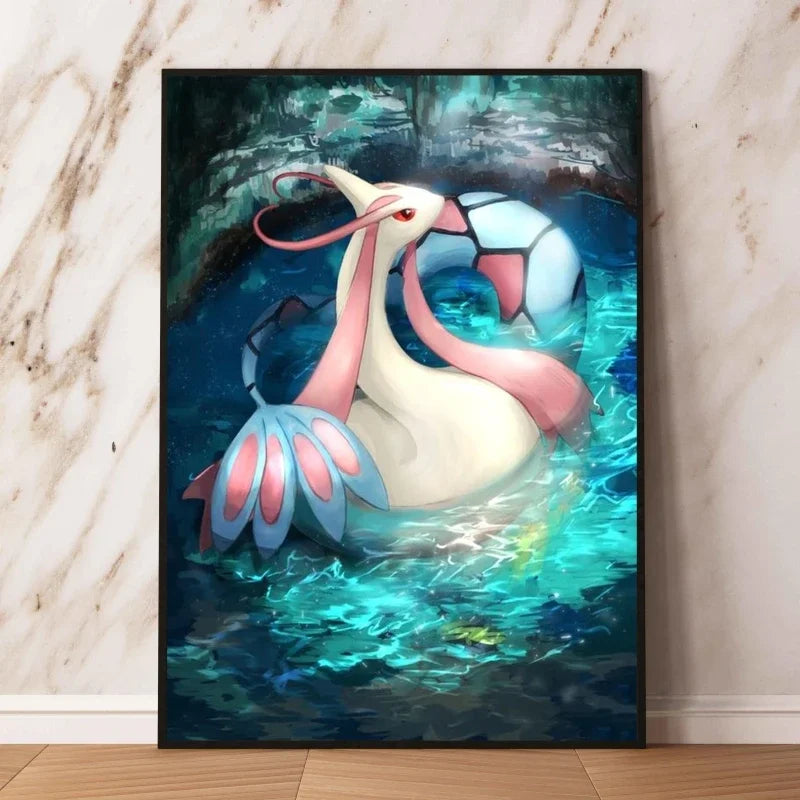 Affiche sur toile Pokémon – Évoli, Évolutions & autres Pokémon