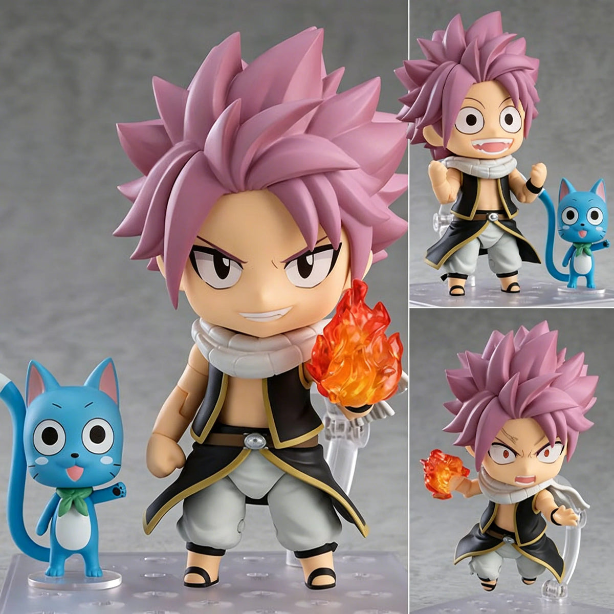 Fairy Tail – Figurine Nendoroid Natsu Dragneel & Happy