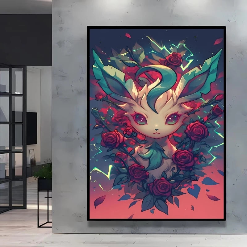 Affiches Pokémon sur toile – Plusieurs personnages et formats