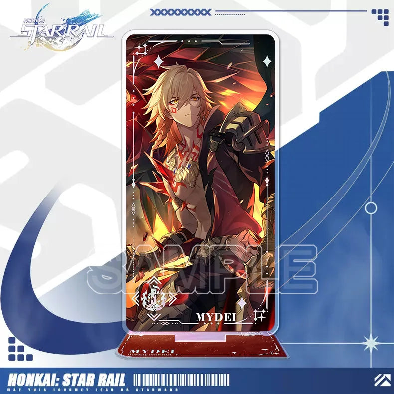 Honkai: Star Rail – Présentoirs Acryliques Light Cone | 16 cm – Plusieurs personnages