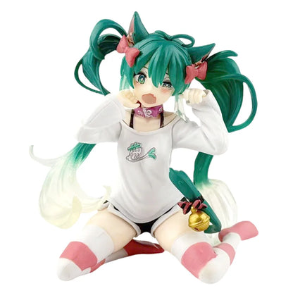 Hatsune Miku – Figurine Neko Cat Girl – Tenue blanche