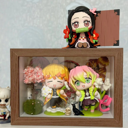🗡️ Coffret de 12 Figurines Style Demon Slayer (Produit fan-made)