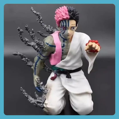 Demon Slayer Akaza Repent Before Death 6 Inch Genuine Bulk Goods Have Defects Action Figure Model Doll Anime Birthday Gift