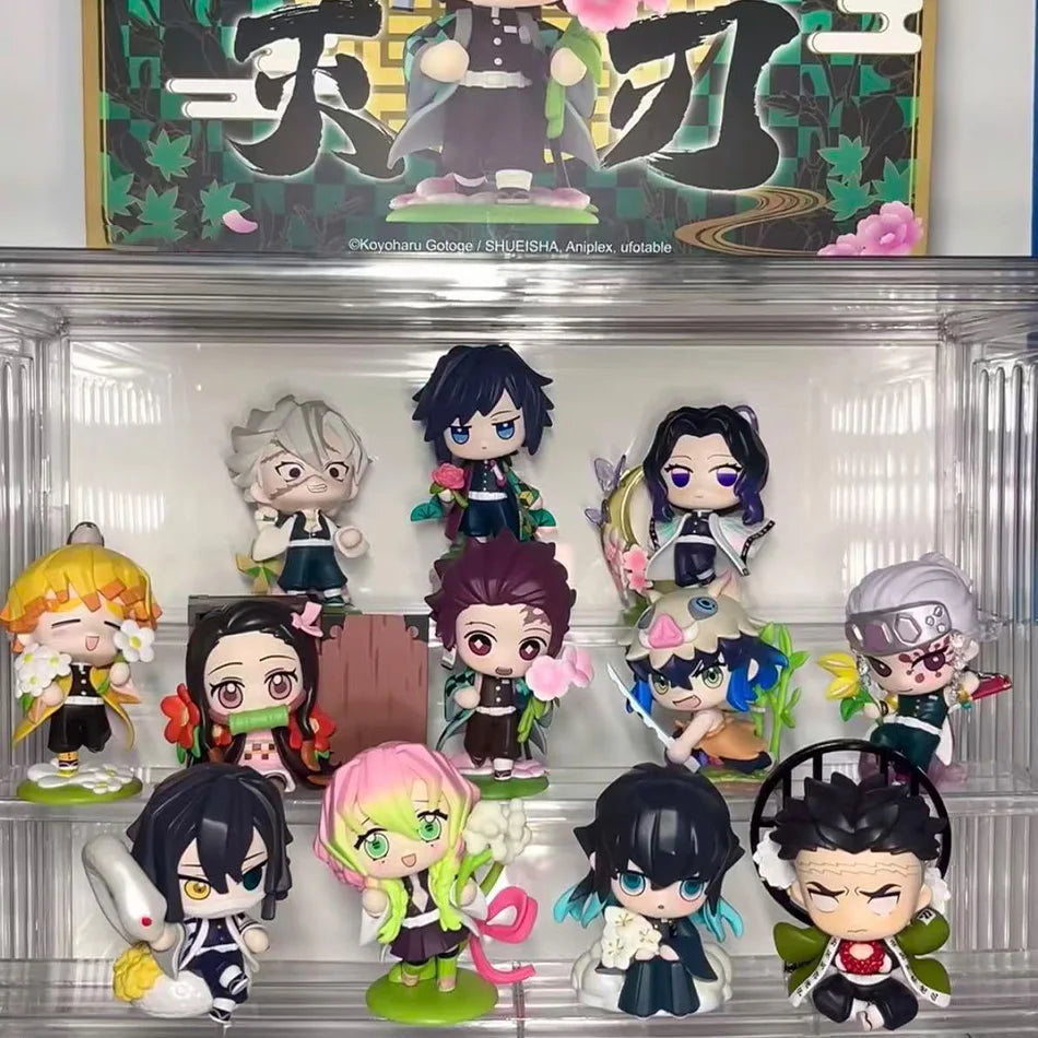 🗡️ Coffret de 12 Figurines Style Demon Slayer (Produit fan-made)