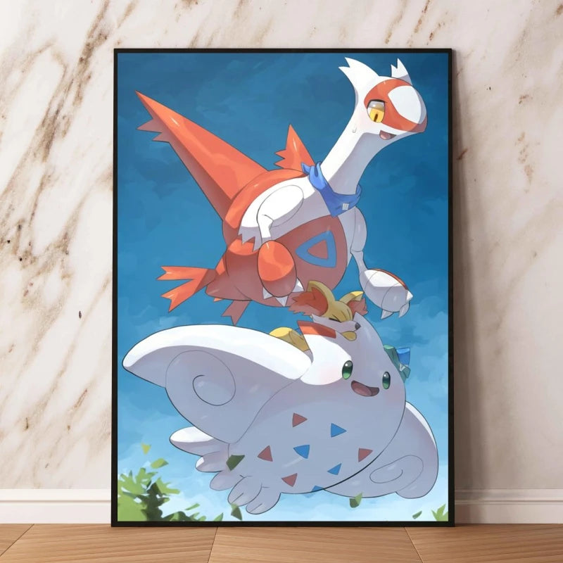 Affiche sur toile Pokémon – Évoli, Évolutions & autres Pokémon