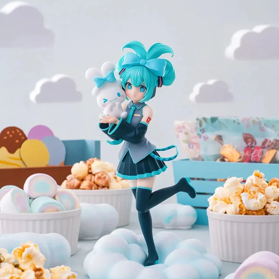 Hatsune Miku × Cinnamoroll – Figurine Kawaii