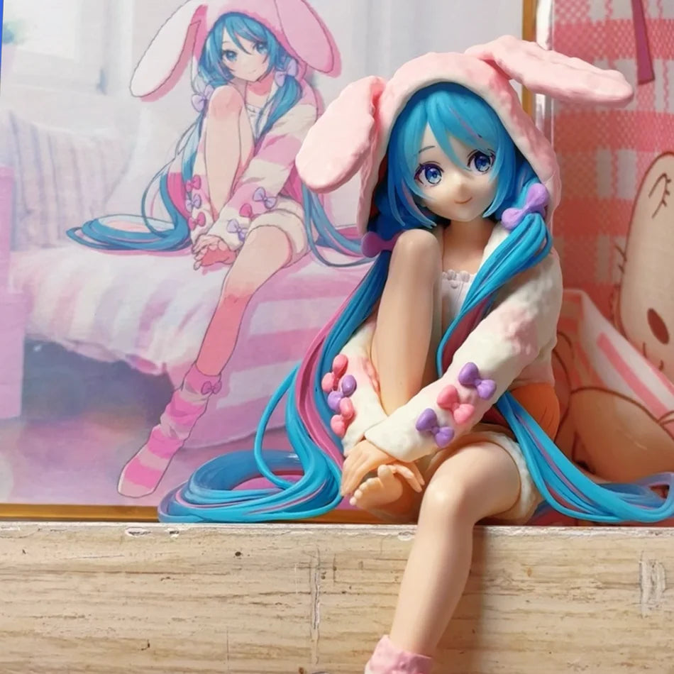 Figurine Hatsune Miku – Noodle Stopper, pyjama à oreilles de lapin