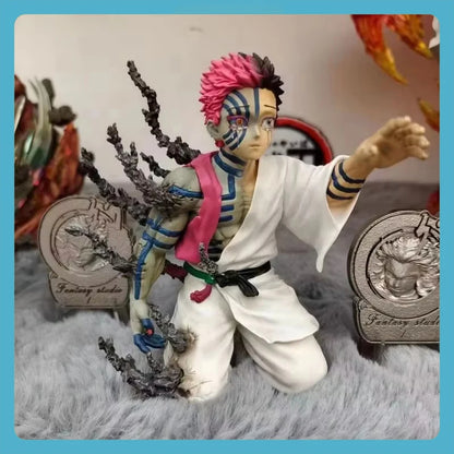 Demon Slayer Akaza Repent Before Death 6 Inch Genuine Bulk Goods Have Defects Action Figure Model Doll Anime Birthday Gift