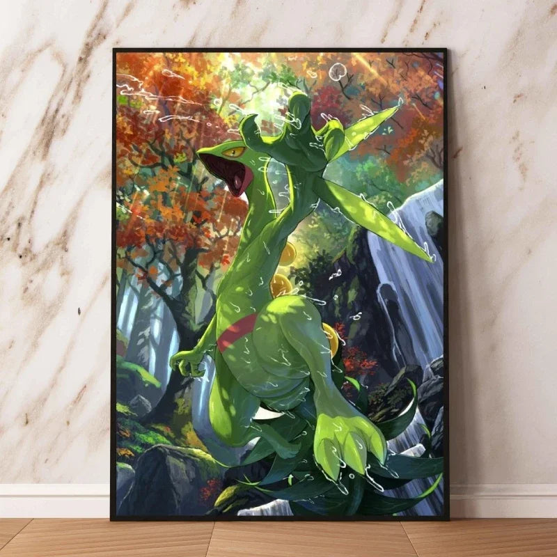 Affiche sur toile Pokémon – Évoli, Évolutions & autres Pokémon