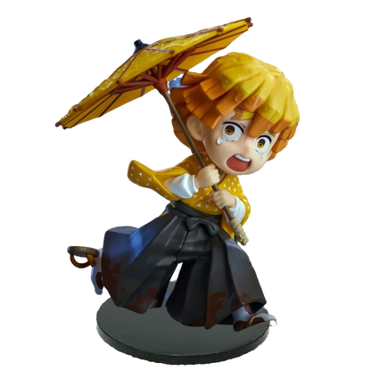 New Anime Figure Demon Slayer Figures Kimetsu No Yaiba Doll Plum Rain Series Blind Box Figurine Warrior Action Figure Model Toys
