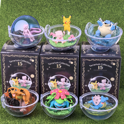 Pokémon – Terrarium Collection 15 | 6 Figurines Diorama Poké Ball