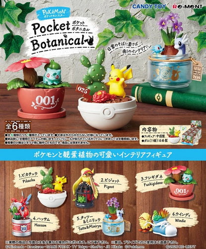 Pokémon – Pocket Botanical | Figurines Jardin & Plantes – 6 modèles