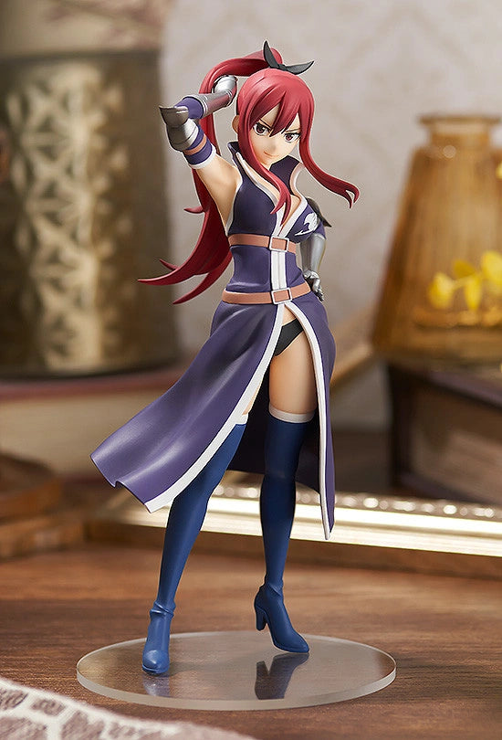 Figurine Fairy Tail Erza Scarlet – Robe Fendue Violette