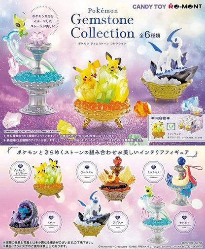 Pokémon – Gemstone Collection | Figurines Cristal & Pierres Précieuses – 6 modèles