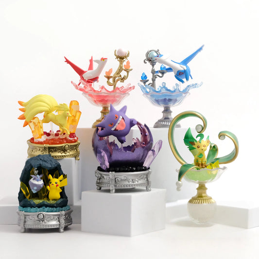 Pokémon Re-Ment – Gemstone Collection | 6 figurines Diorama à collectionner