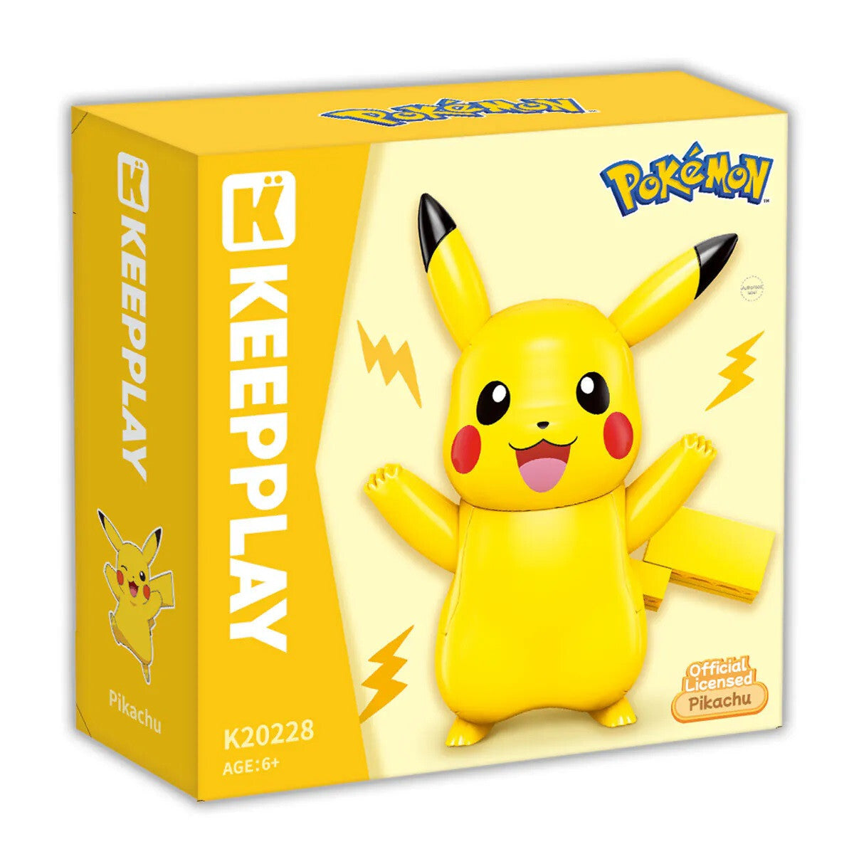 Pokémon Pikachu – Keeppley K20228 | Ensemble de construction officiel