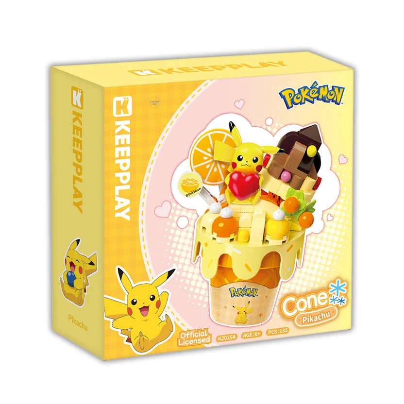 Pokémon Pikachu – Keeppley K20254 | Cone Series – 135 pièces