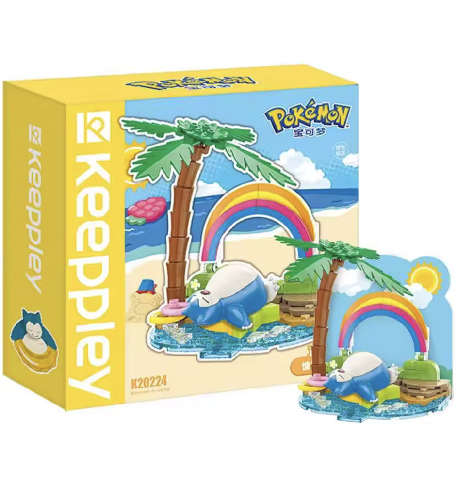 Pokémon Ronflex (Snorlax) – Vacances tropicales | Keeppley Original K20224