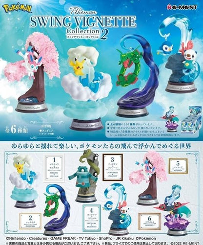 Pokémon – Swing Vignette Collection 2 | Figurines Diorama – 6 modèles