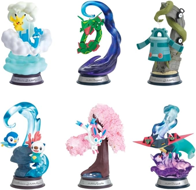 Pokémon – Swing Vignette Collection 2 | Figurines Diorama – 6 modèles
