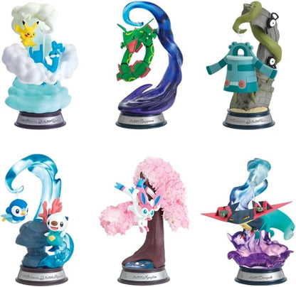 Pokémon – Swing Vignette Collection 2 | Figurines Diorama – 6 modèles