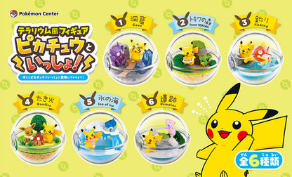 Pokémon – Terrarium Pikachu & Amis | 6 Dioramas à collectionner