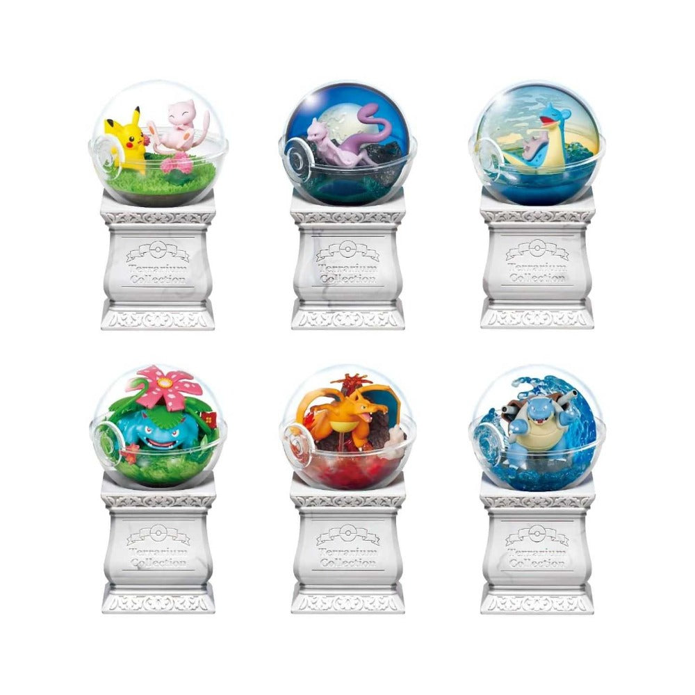 Pokémon – Terrarium Collection 15 | 6 Figurines Diorama Poké Ball